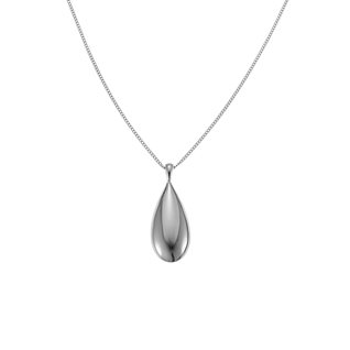 Cannes long necklace steel