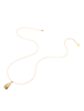 Cannes long necklace gold